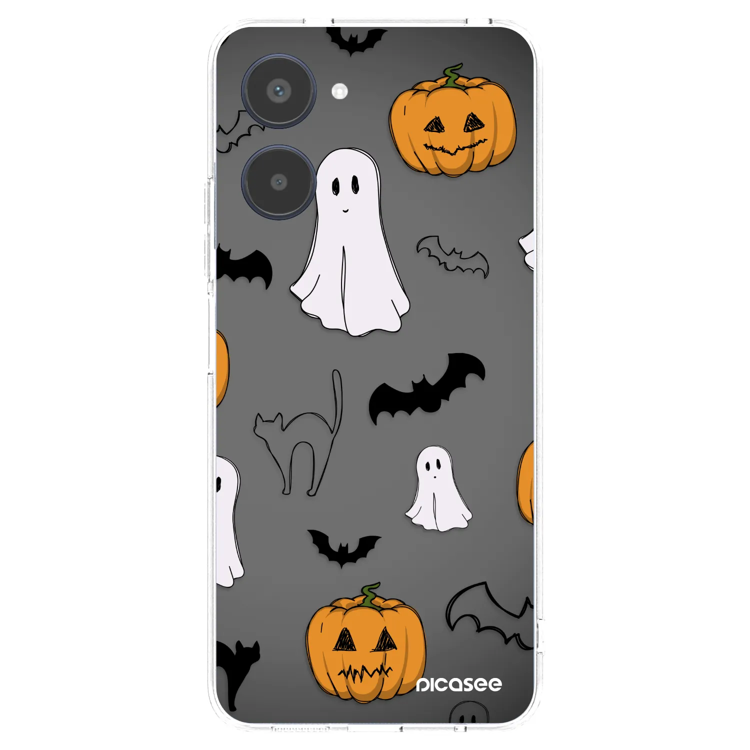 Picasee husă transparentă din silicon pentru Realme 10 4G - Spooky crew