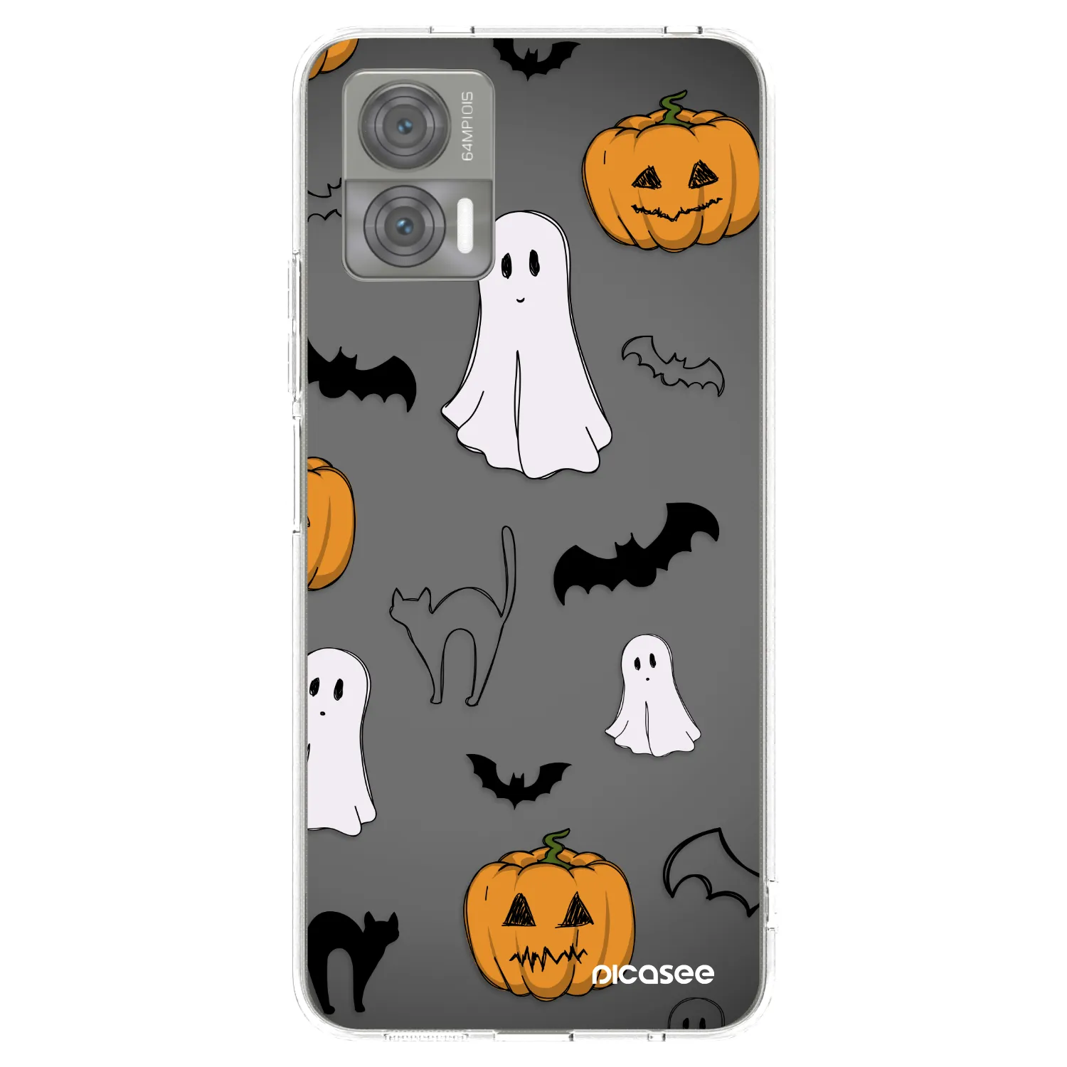 Picasee husă transparentă din silicon pentru Motorola Edge 30 Neo - Spooky crew