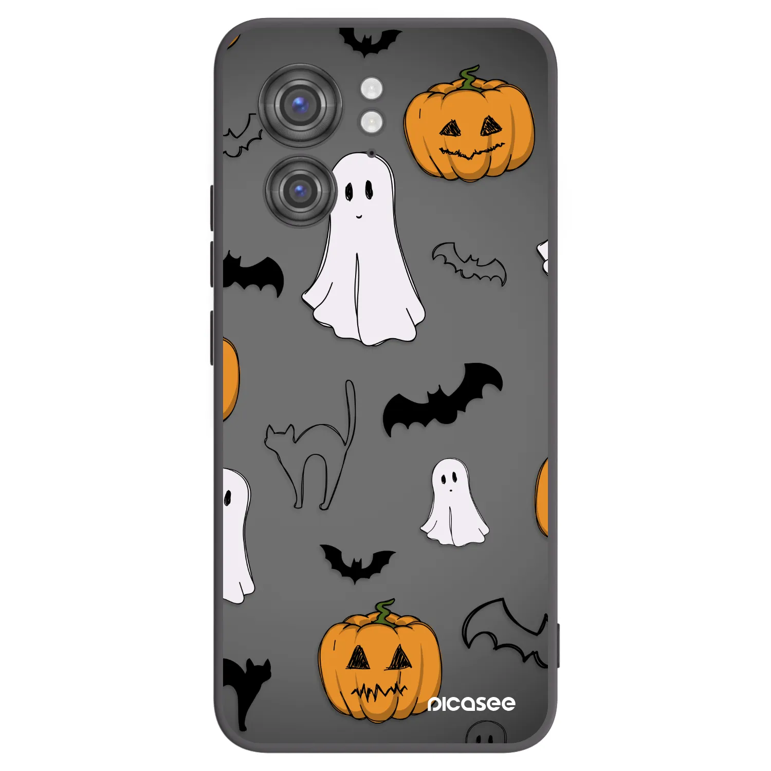 Picasee husă neagră din silicon pentru Motorola Edge 40 - Spooky crew