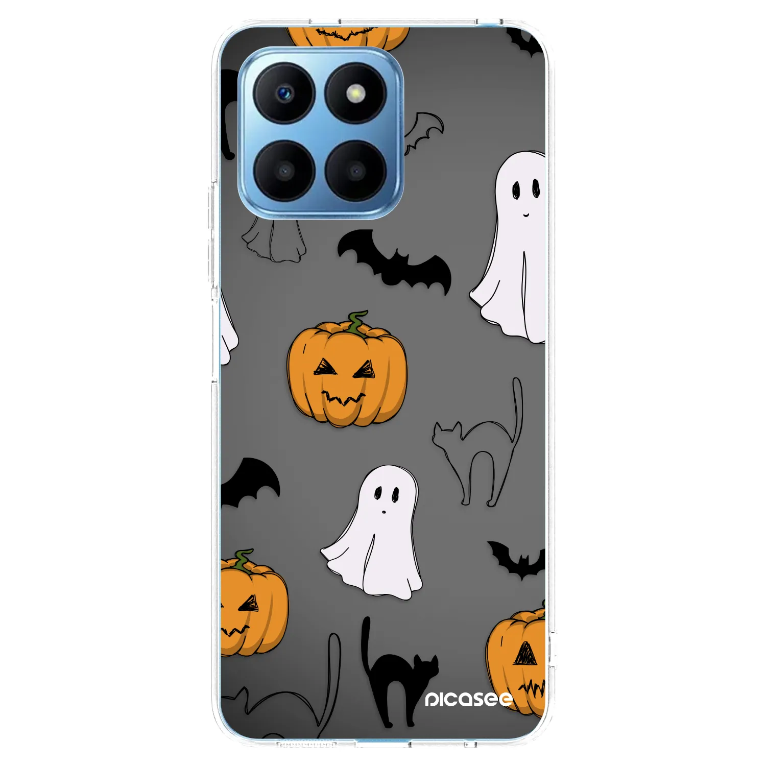 Picasee husă transparentă din silicon pentru Honor 70 Lite - Spooky crew