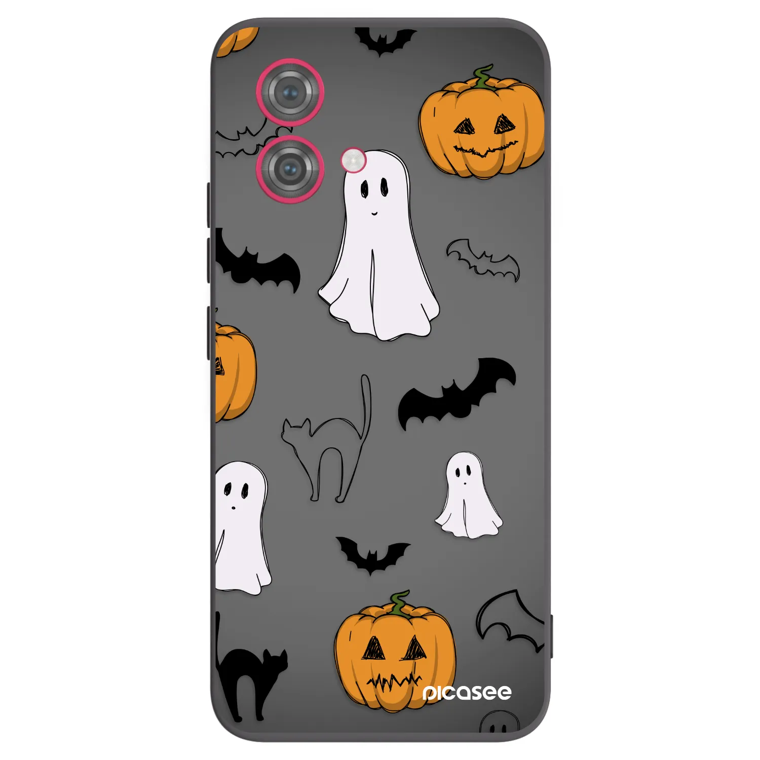 Picasee husă neagră din silicon pentru Motorola Moto G84 5G - Spooky crew