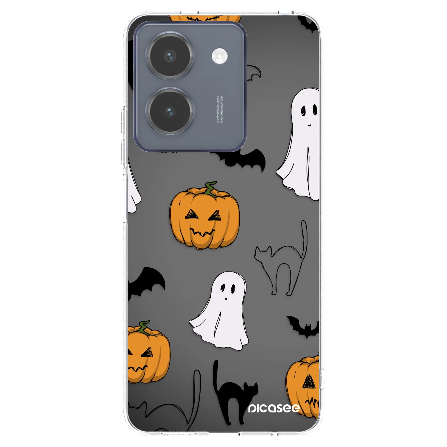 Picasee husă transparentă din silicon pentru Vivo Y36 4G - Spooky crew