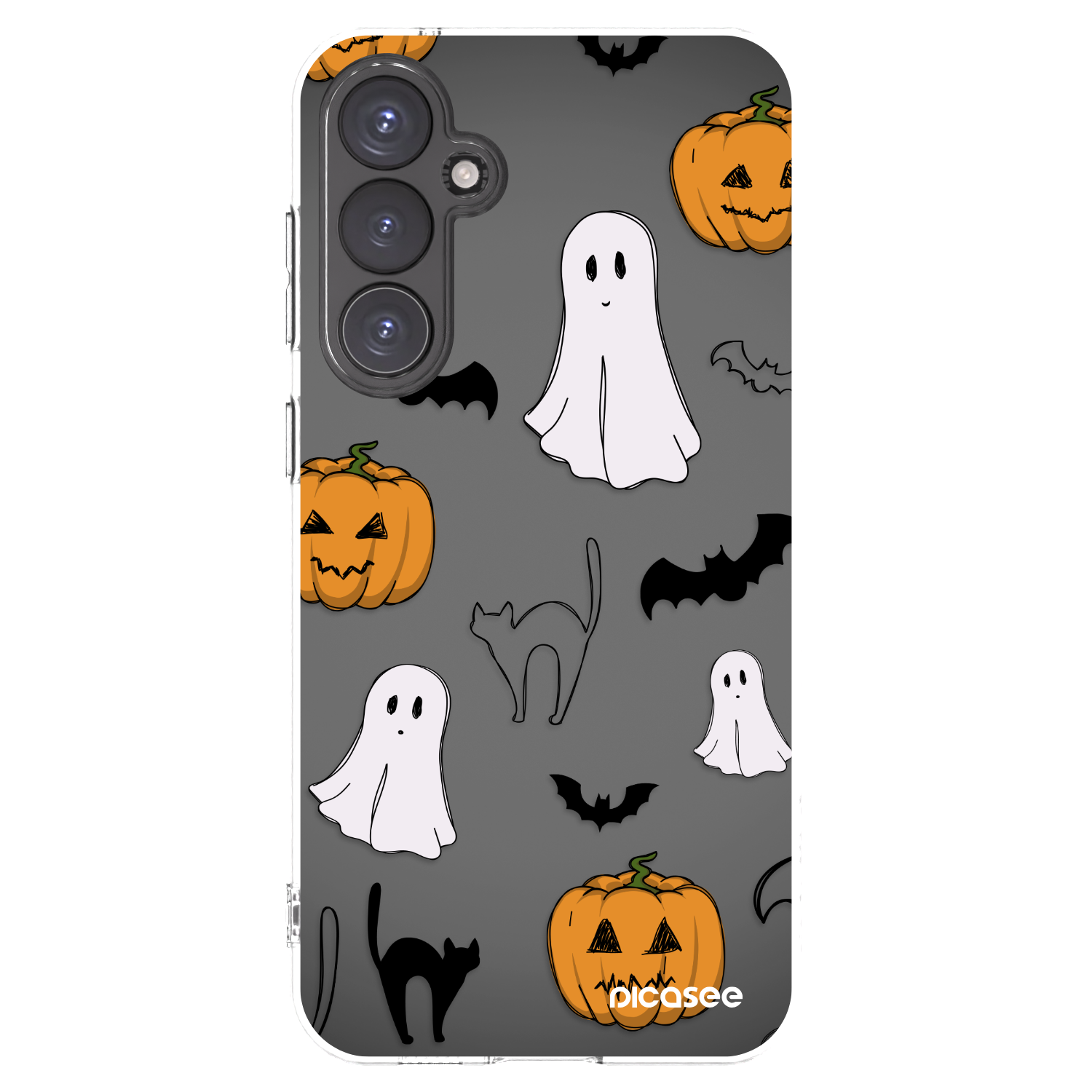 Picasee husă transparentă din silicon pentru Samsung Galaxy S23 FE S711B - Spooky crew