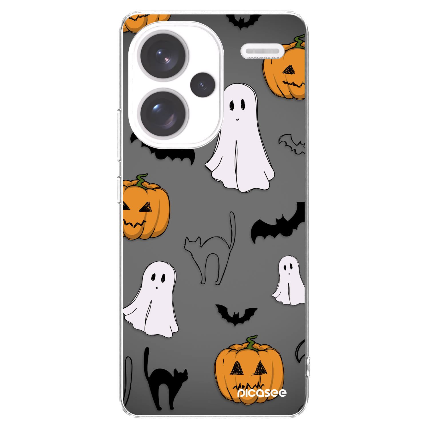 Picasee husă transparentă din silicon pentru Xiaomi Redmi Note 13 Pro+ 5G - Spooky crew
