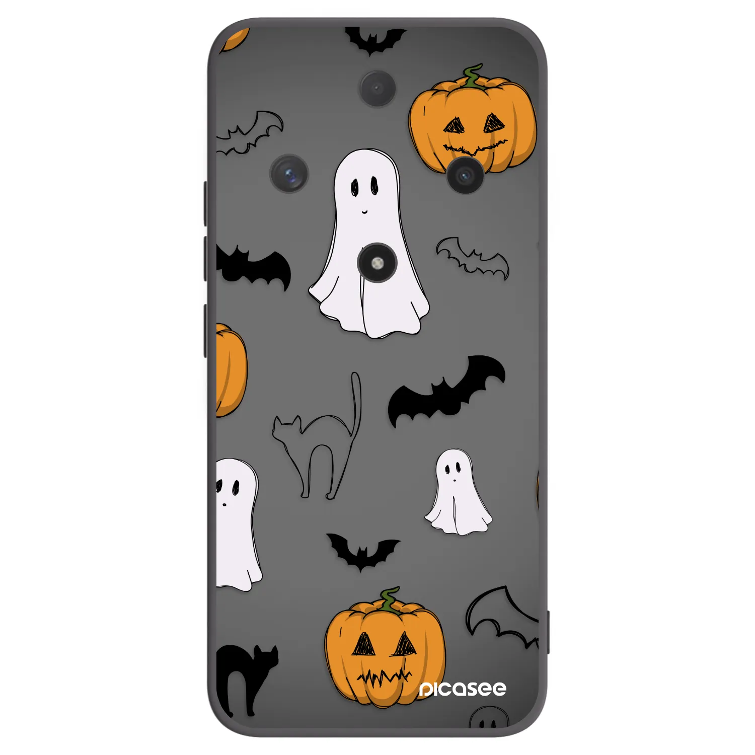 Picasee husă neagră din silicon pentru Honor Magic6 Lite 5G - Spooky crew