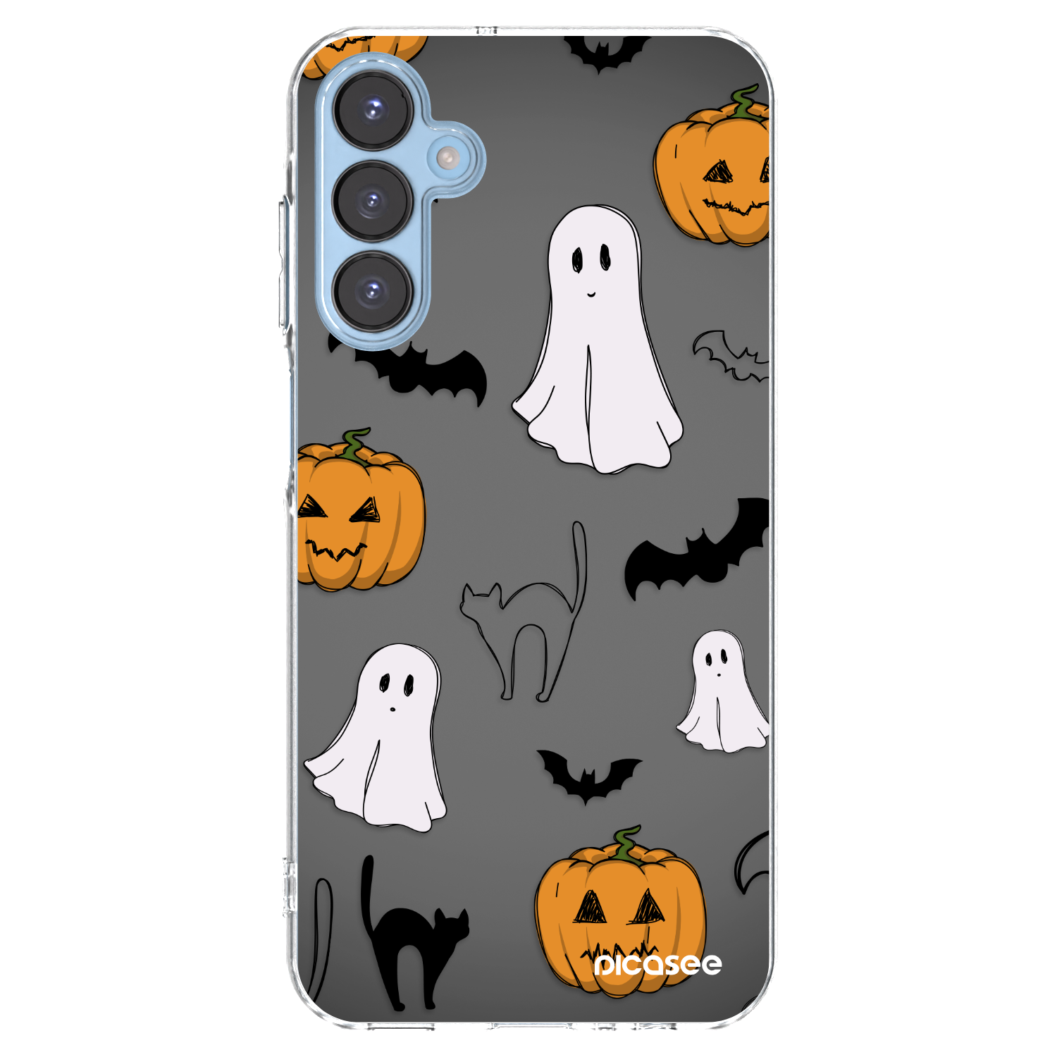 Picasee husă transparentă din silicon pentru Samsung Galaxy A15 A156B 5G - Spooky crew