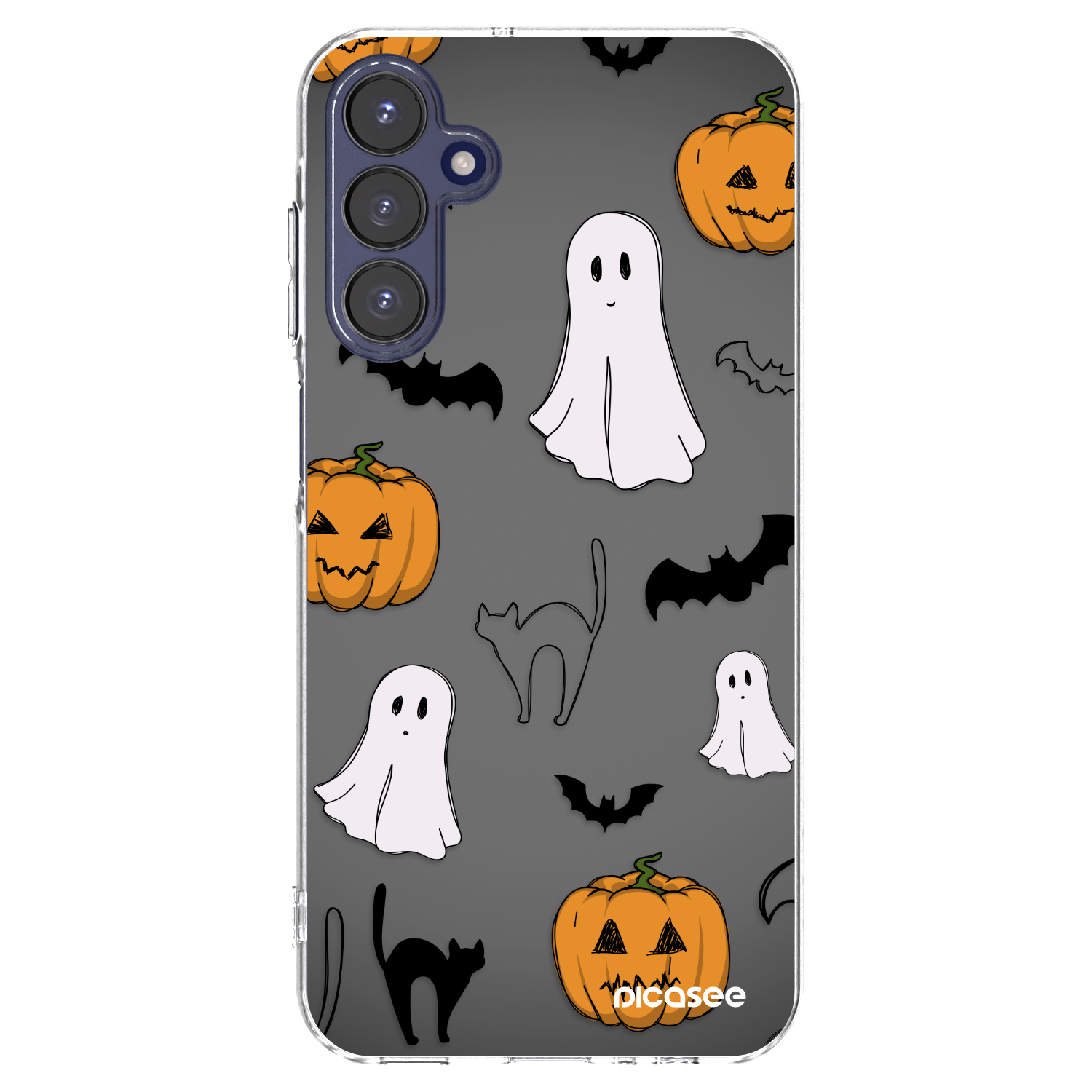 Picasee husă transparentă din silicon pentru Samsung Galaxy A15 A155F 4G - Spooky crew