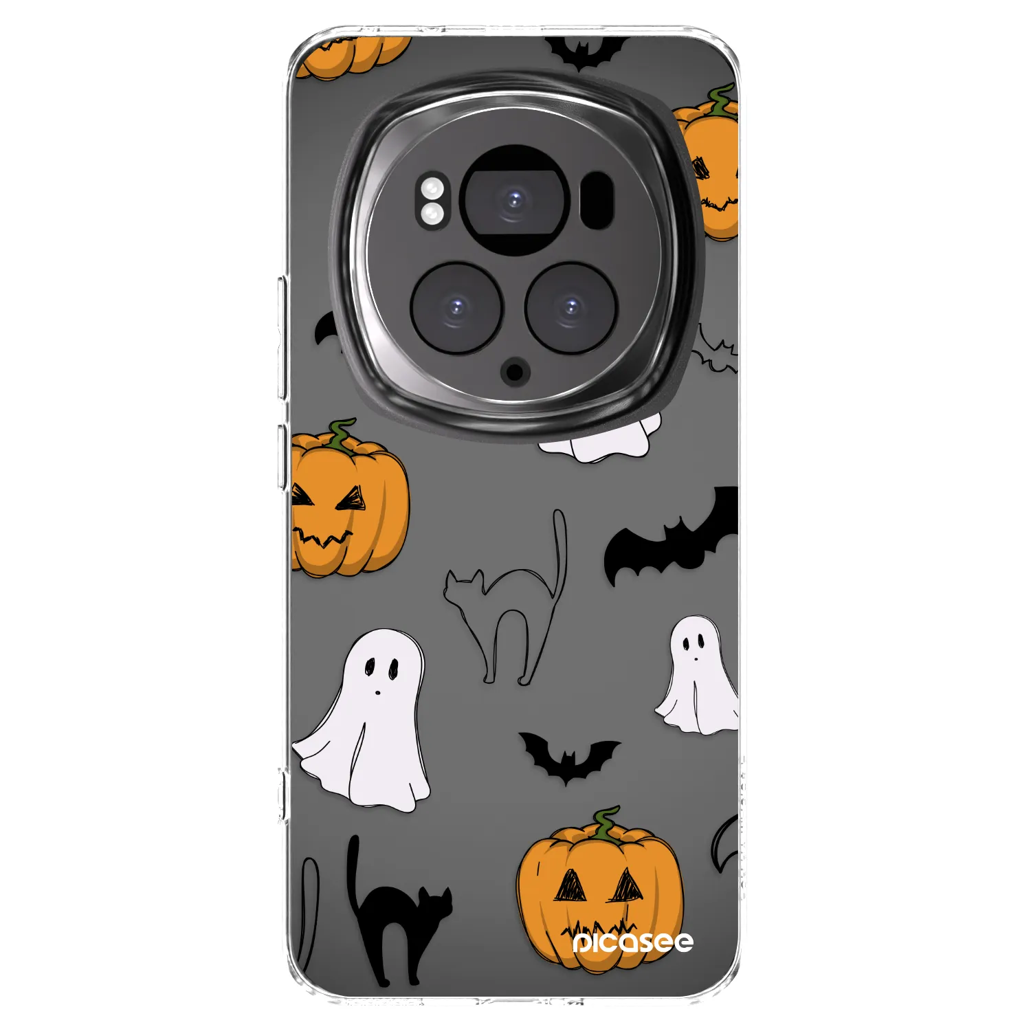 Picasee husă transparentă din silicon pentru Honor Magic6 Pro - Spooky crew