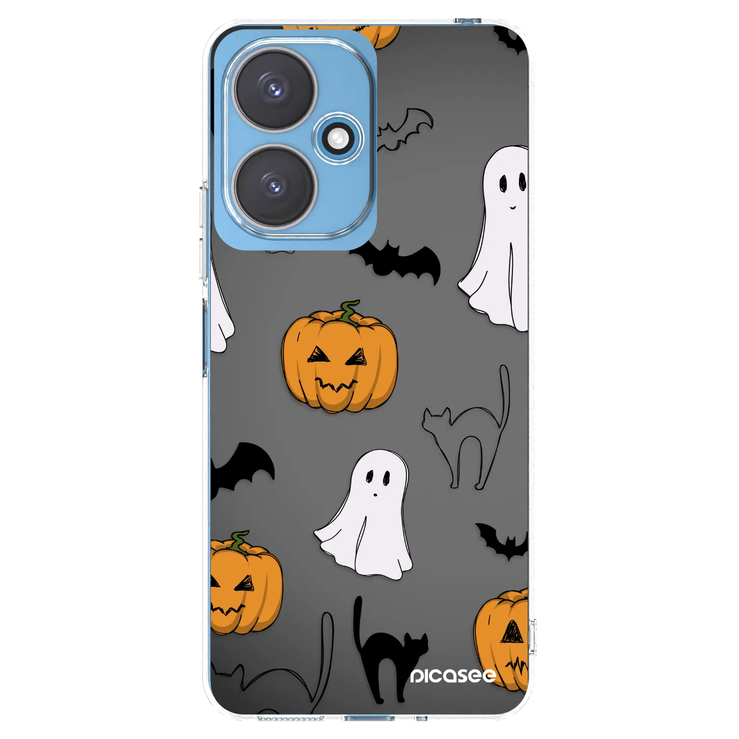 Picasee husă transparentă din silicon pentru Xiaomi Redmi 13C 5G - Spooky crew