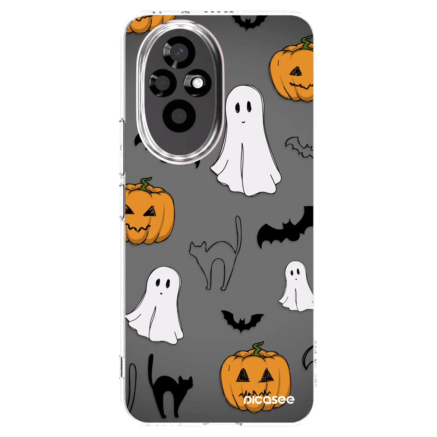 Picasee husă transparentă din silicon pentru Honor 200 5G - Spooky crew