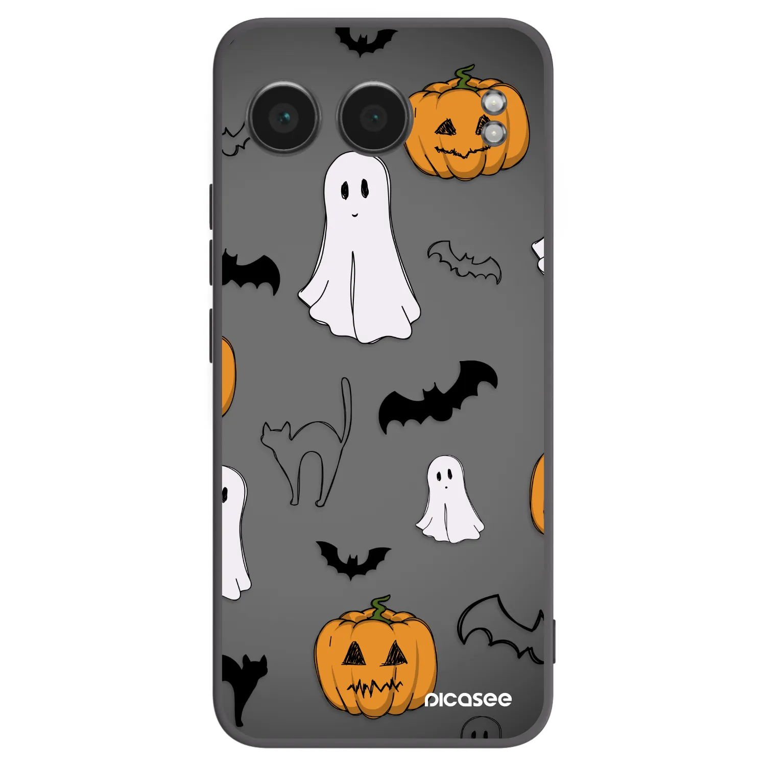 Picasee husă neagră din silicon pentru OnePlus Nord 4 - Spooky crew