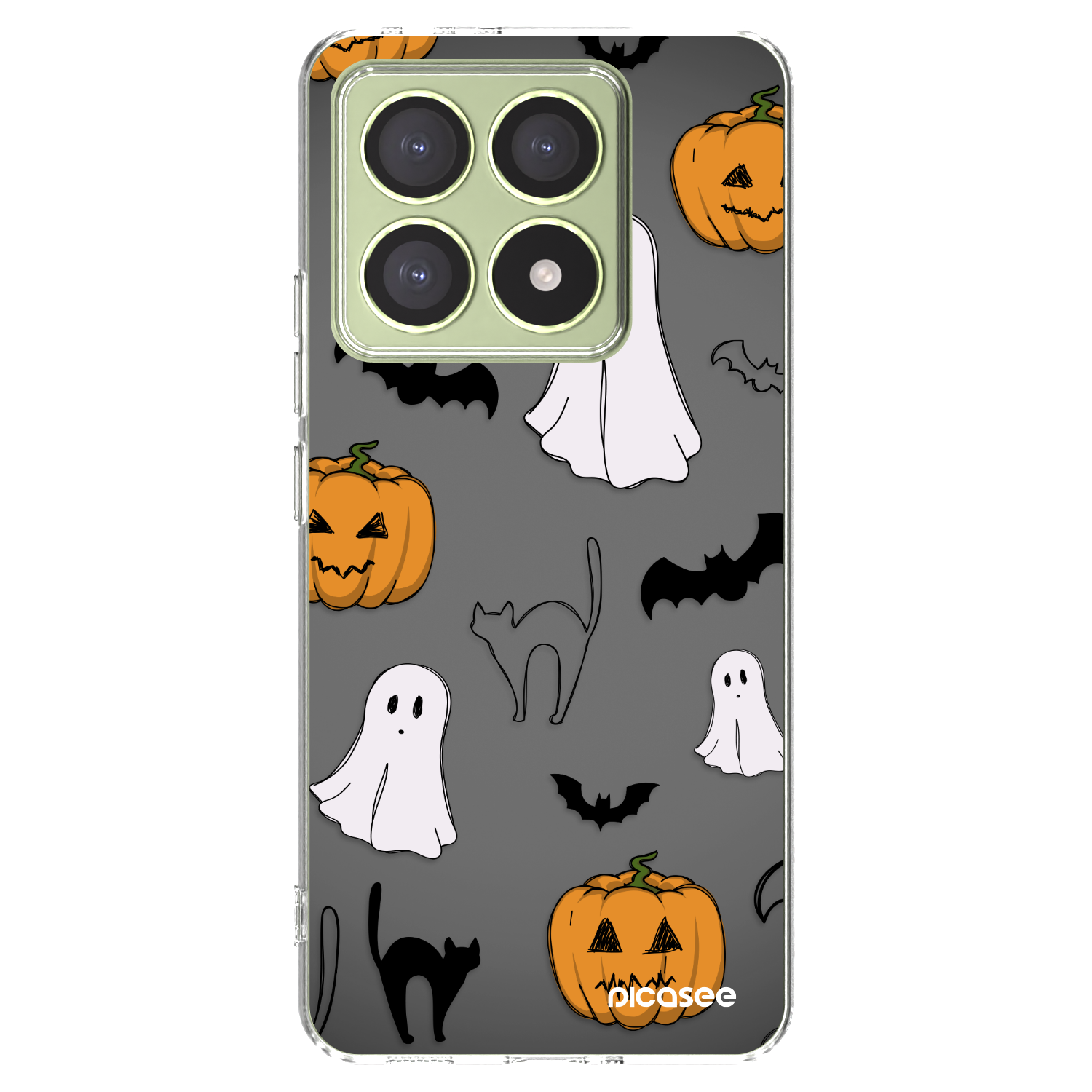 Picasee husă transparentă din silicon pentru Xiaomi 14T - Spooky crew
