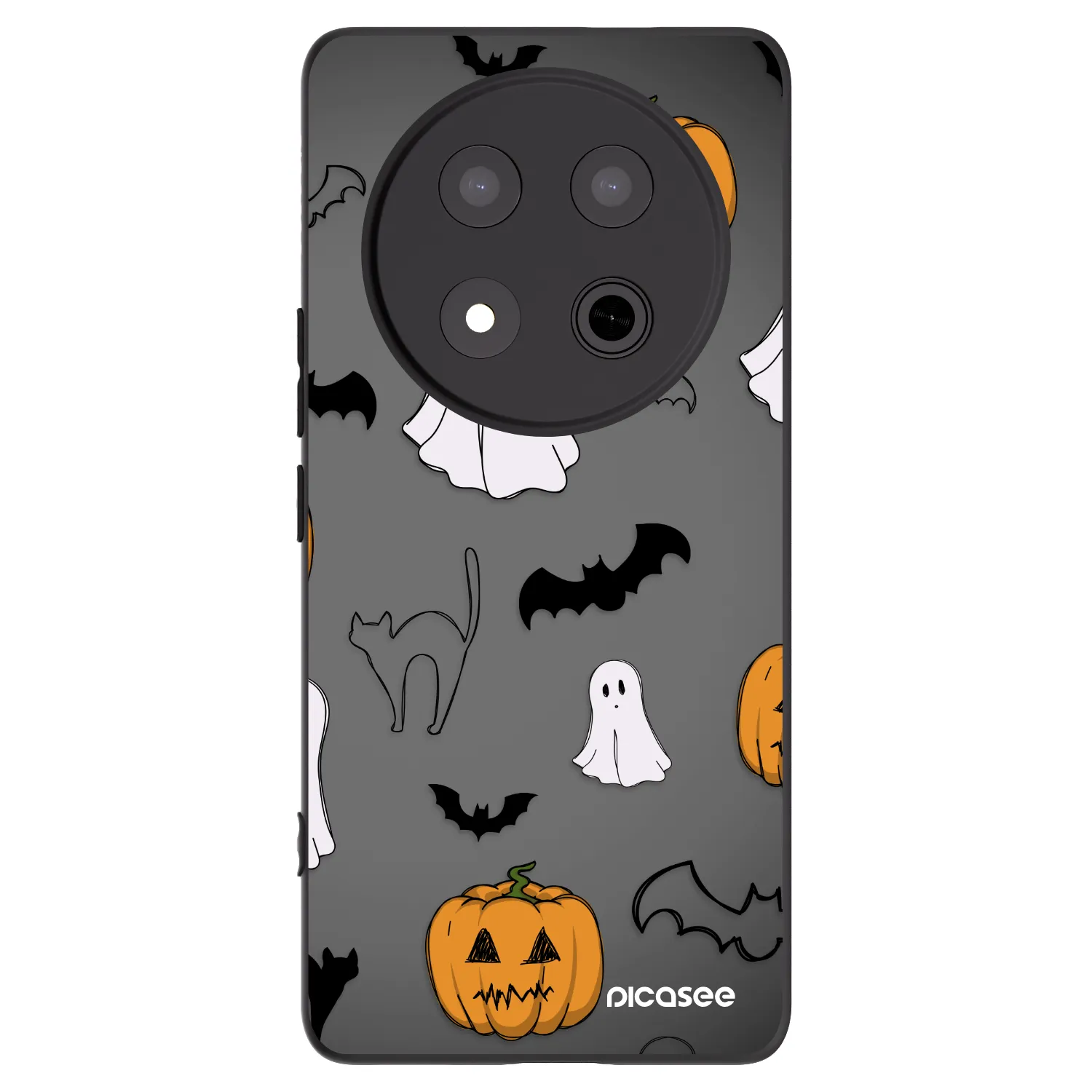 Picasee husă neagră din silicon pentru Honor Magic7 Lite 5G - Spooky crew