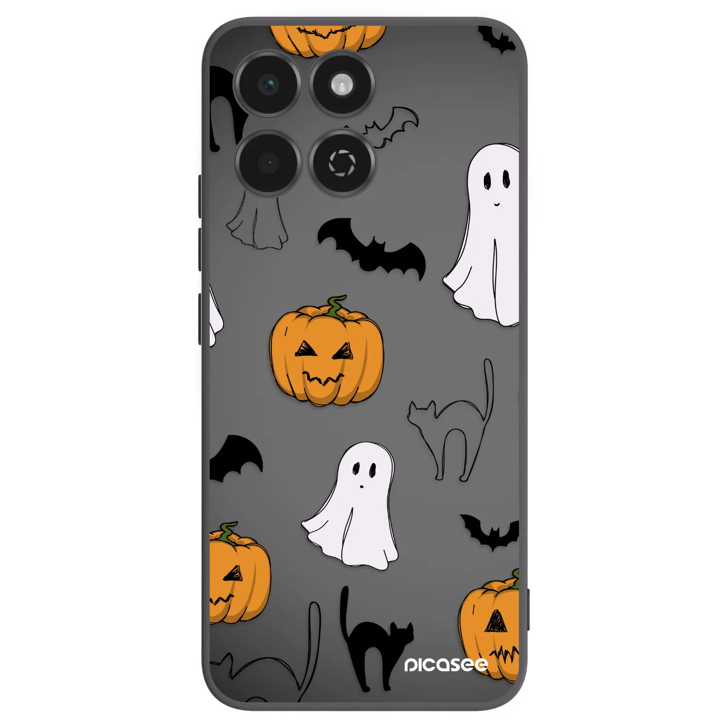 Picasee husă neagră din silicon pentru Honor 200 Smart 5G - Spooky crew