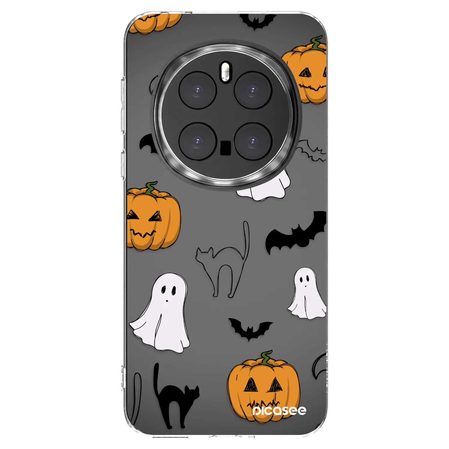 Picasee husă transparentă din silicon pentru Honor Magic7 Pro 5G - Spooky crew