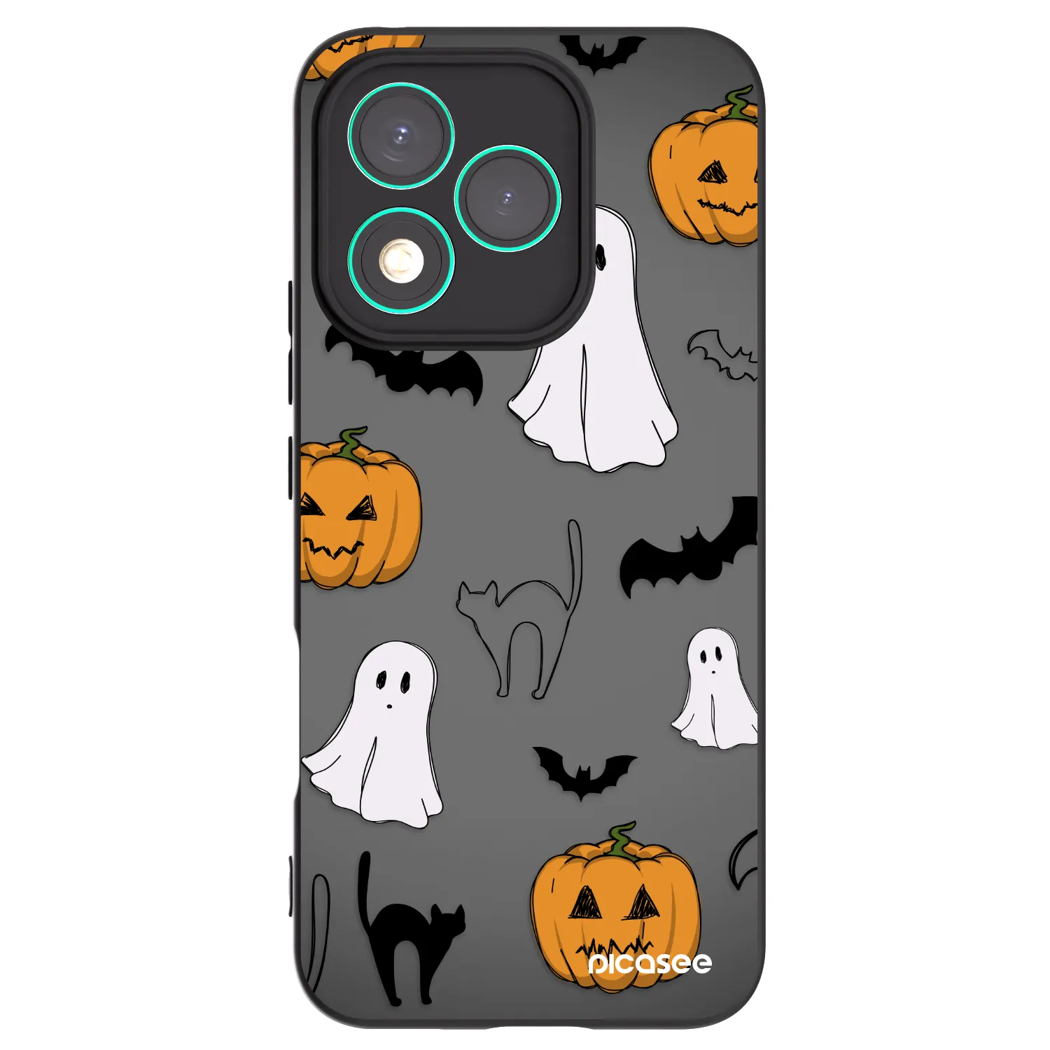 Picasee husă neagră din silicon pentru Honor 400 Lite 5G - Spooky crew