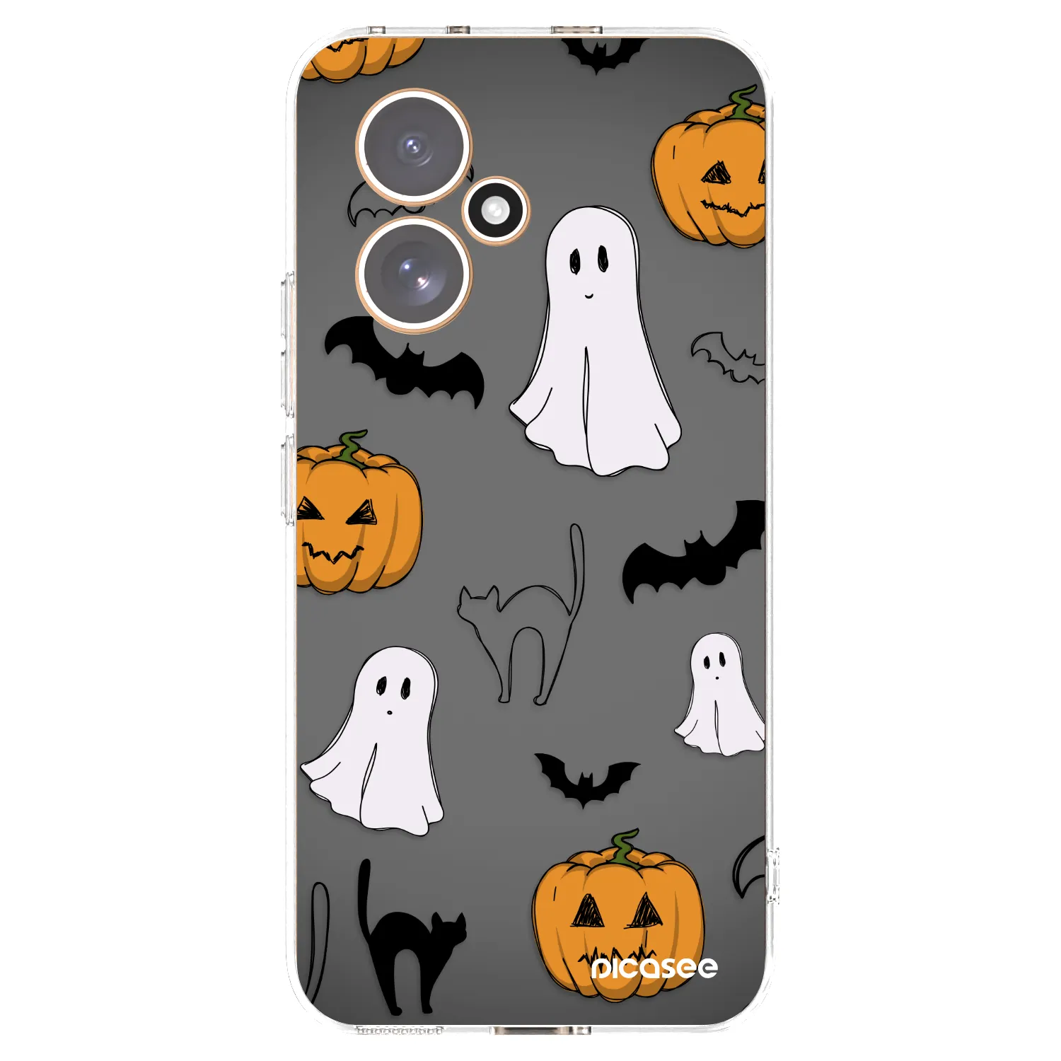 Picasee husă transparentă din silicon pentru Honor 400 5G - Spooky crew