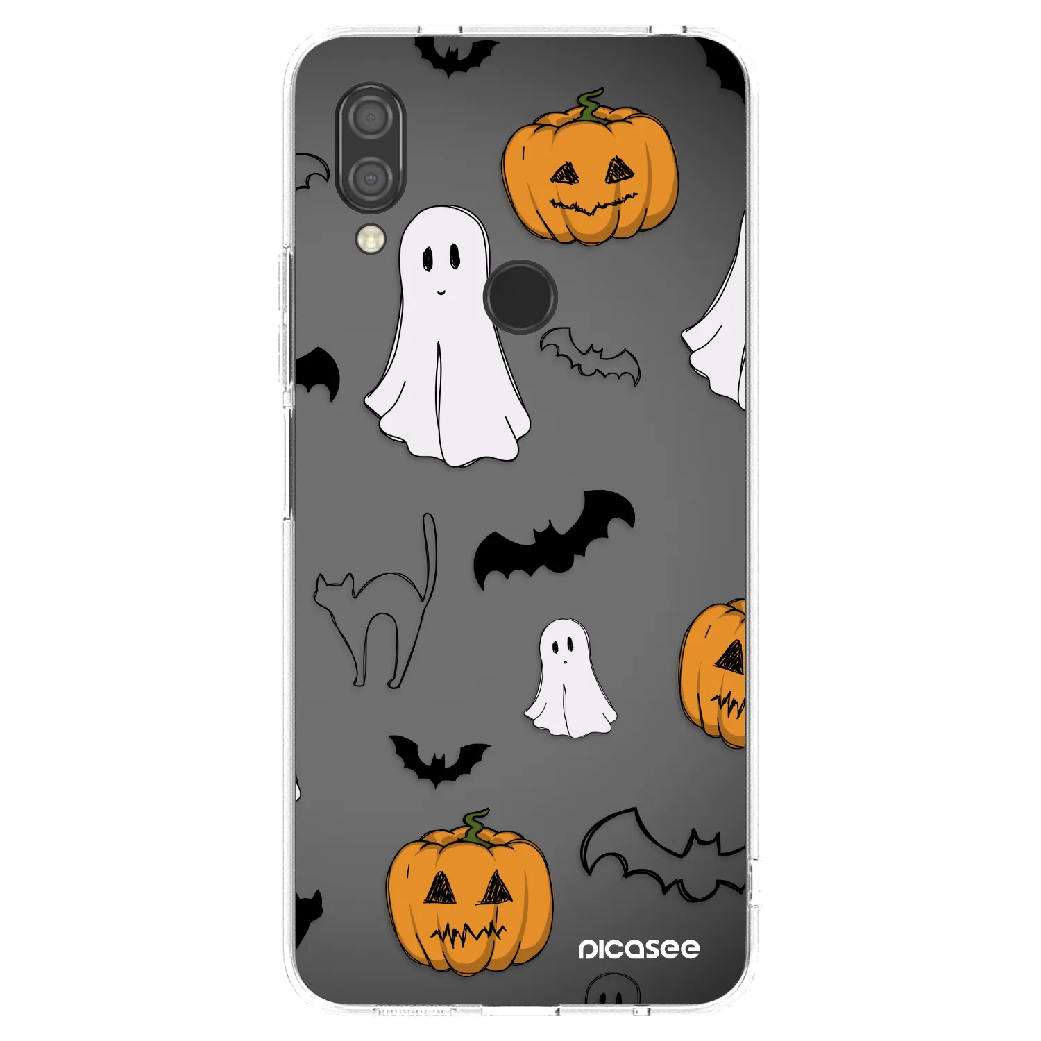 Picasee husă transparentă din silicon pentru Xiaomi Redmi 7 - Spooky crew
