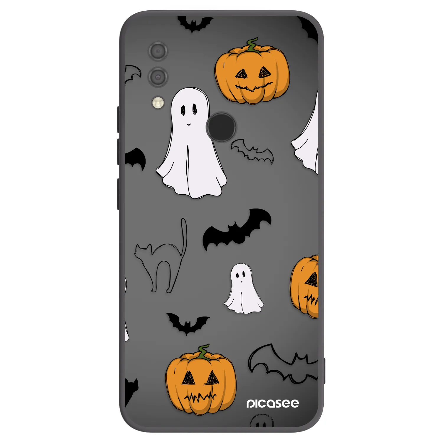 Picasee husă neagră din silicon pentru Xiaomi Redmi 7 - Spooky crew