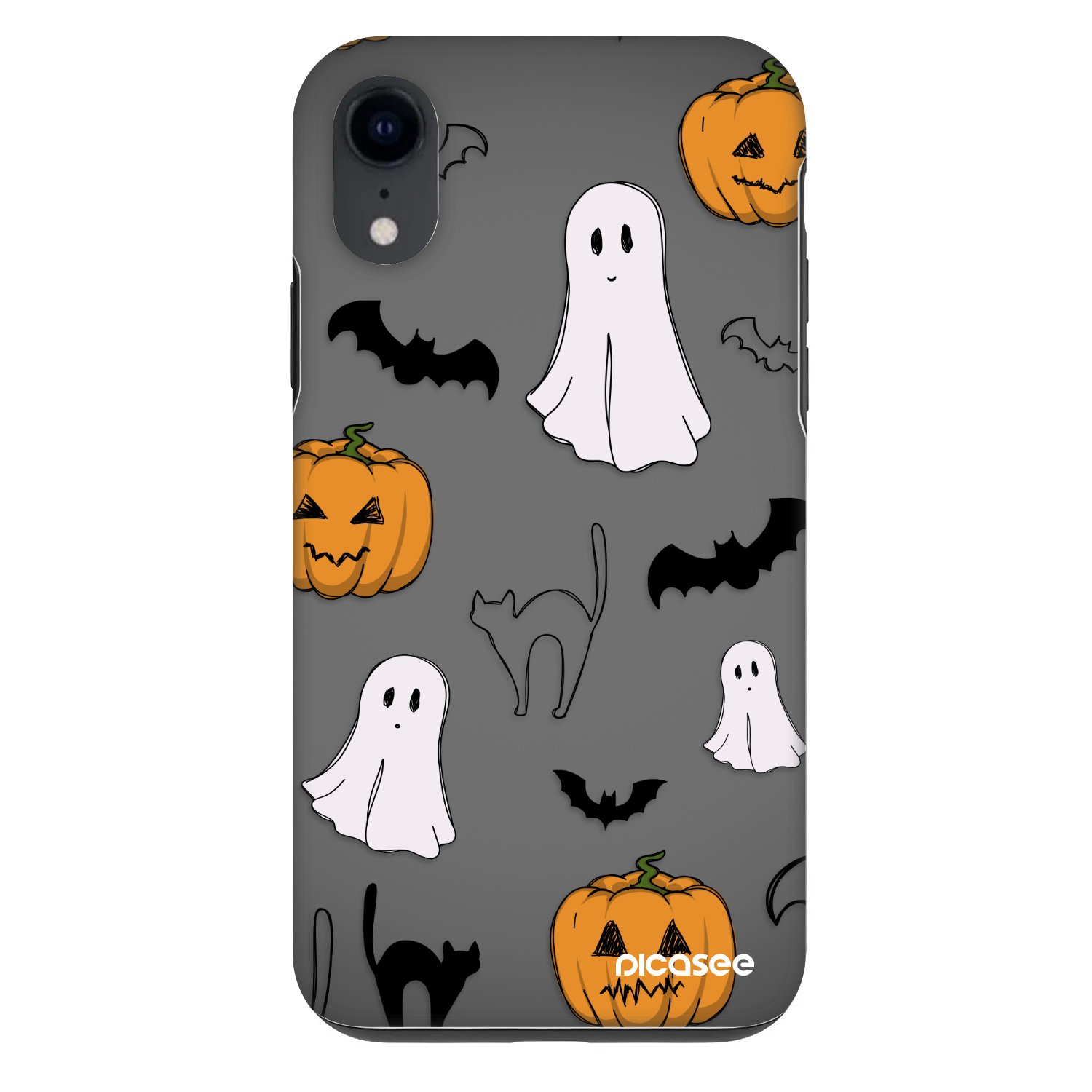 Picasee Fashion Case pentru Apple iPhone XR - Spooky crew