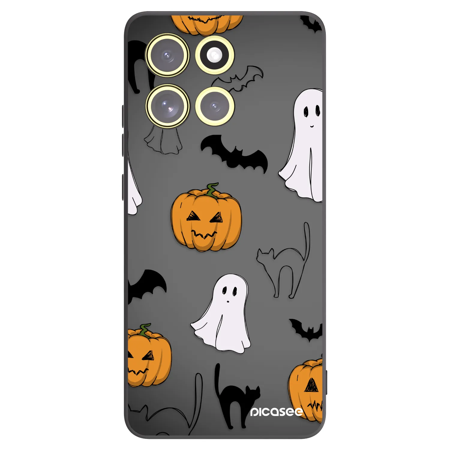 Picasee husă neagră din silicon pentru Motorola Moto G86 Power 5G - Spooky crew
