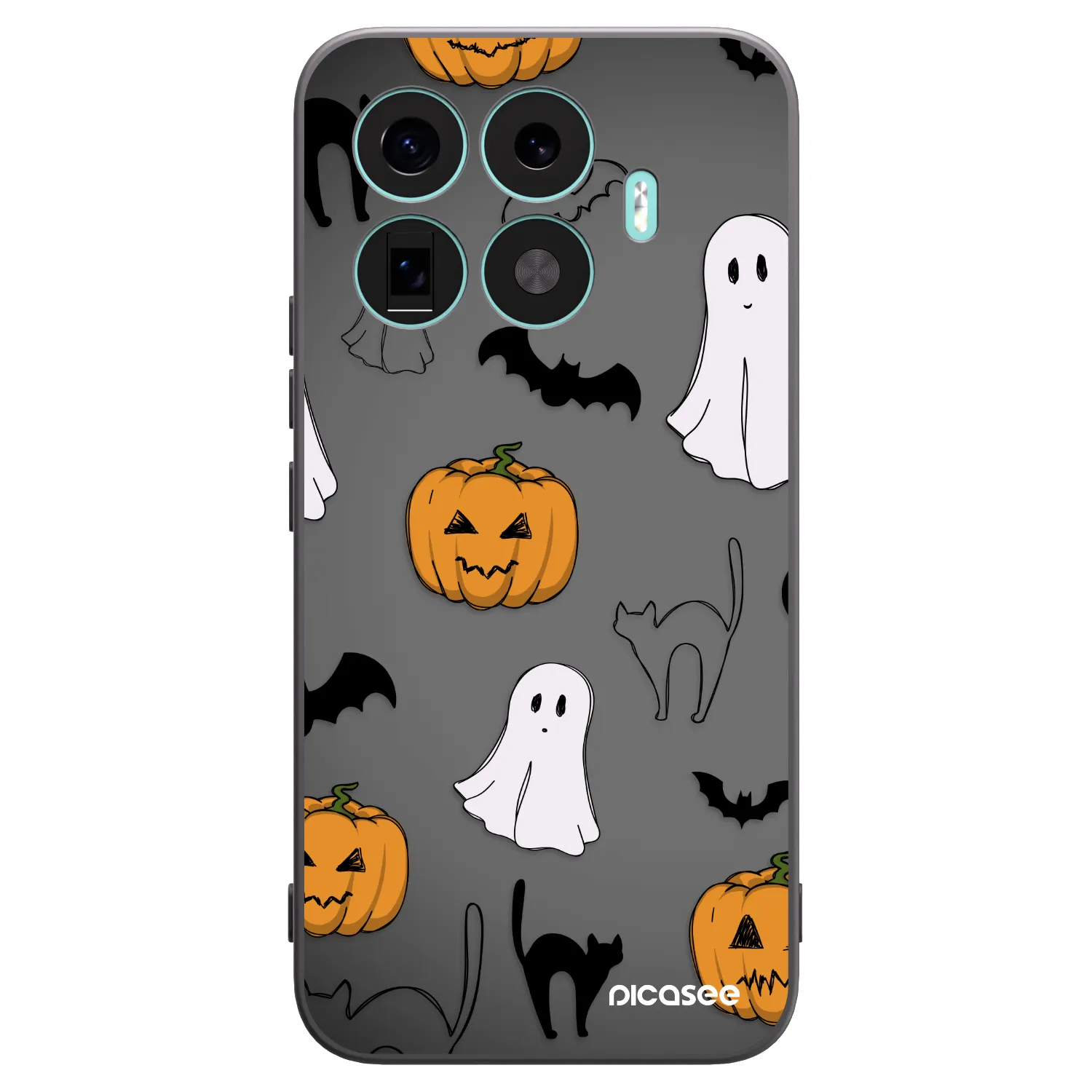 Picasee husă neagră din silicon pentru Xiaomi 17T Pro - Spooky crew