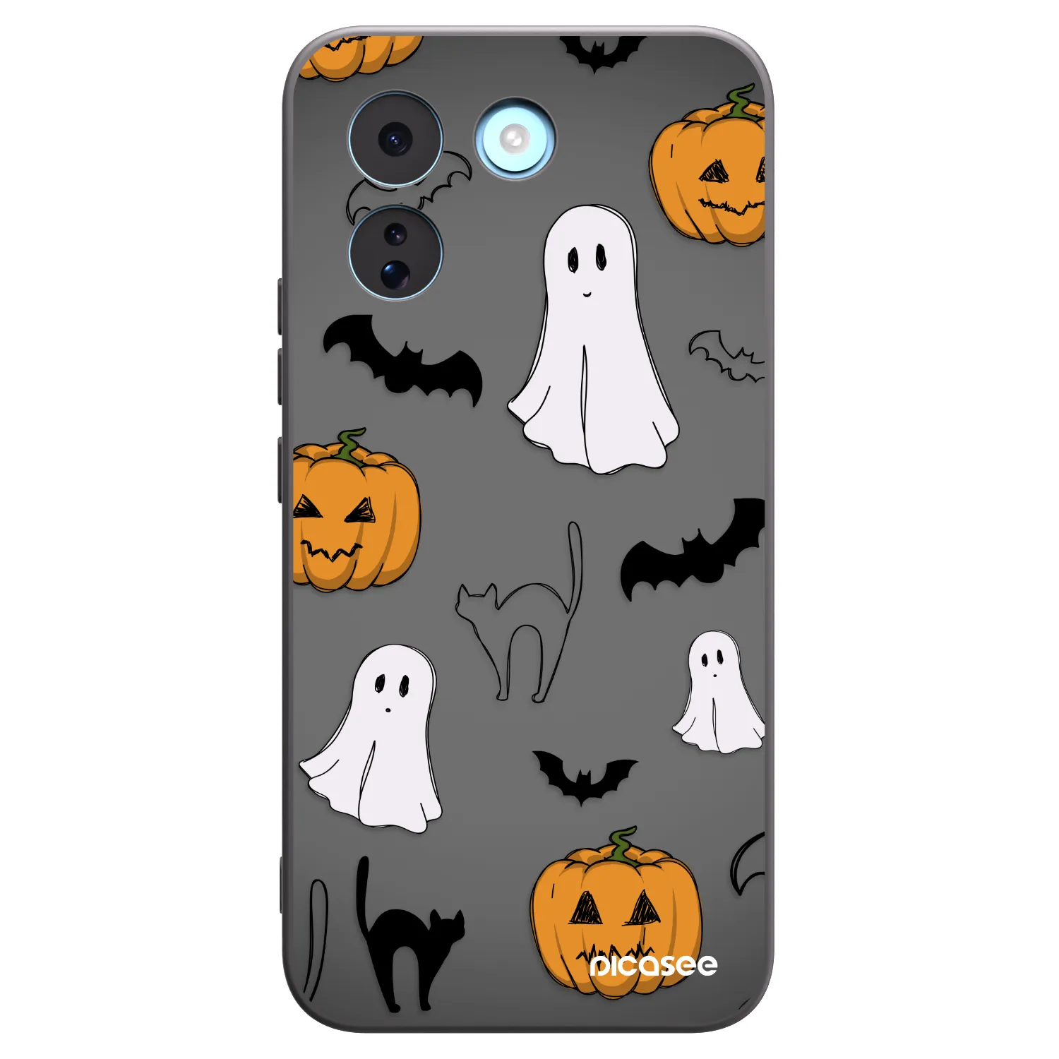 Picasee husă neagră din silicon pentru Xiaomi Redmi Note 17 Pro MAX 5G - Spooky crew