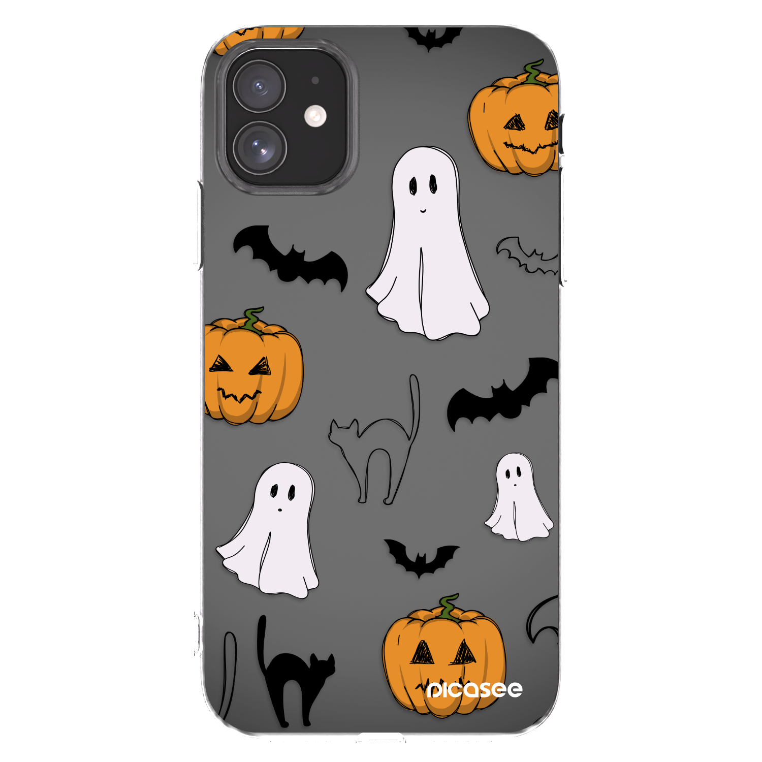 Picasee husă transparentă din silicon pentru Apple iPhone 11 - Spooky crew