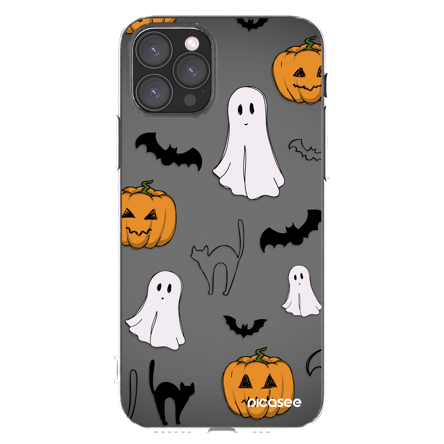 Picasee husă transparentă din silicon pentru Apple iPhone 11 Pro - Spooky crew