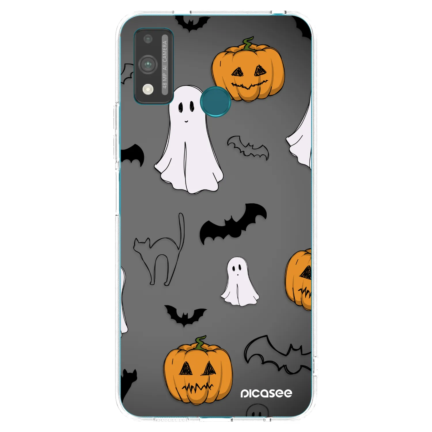 Picasee husă transparentă din silicon pentru Honor 9X Lite - Spooky crew
