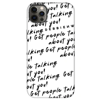 Husă pentru Apple iPhone 12 Pro Max - GET PEOPLE TALK ABOUT YOU