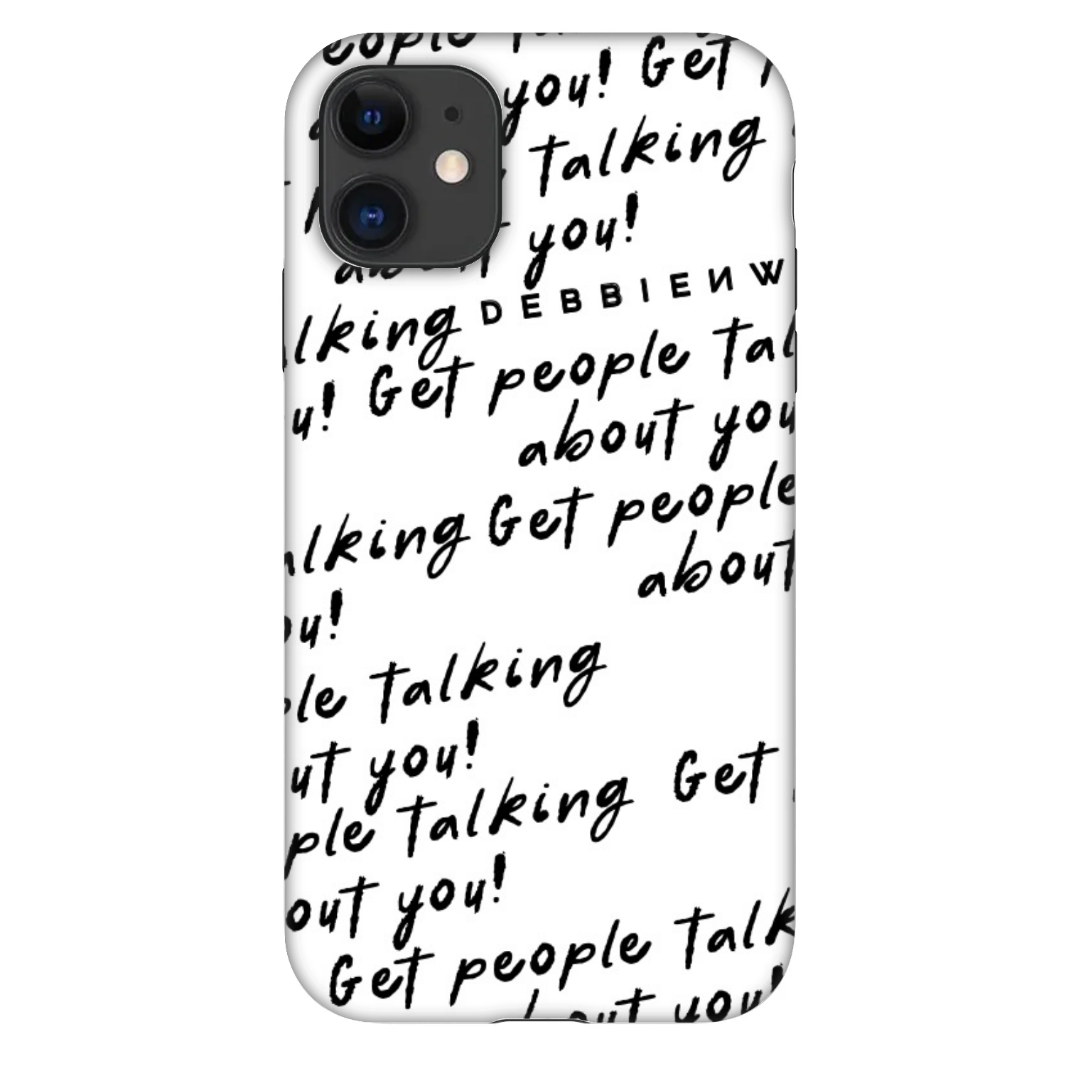 Picasee Fashion Case pentru Apple iPhone 11 - GET PEOPLE TALK ABOUT YOU