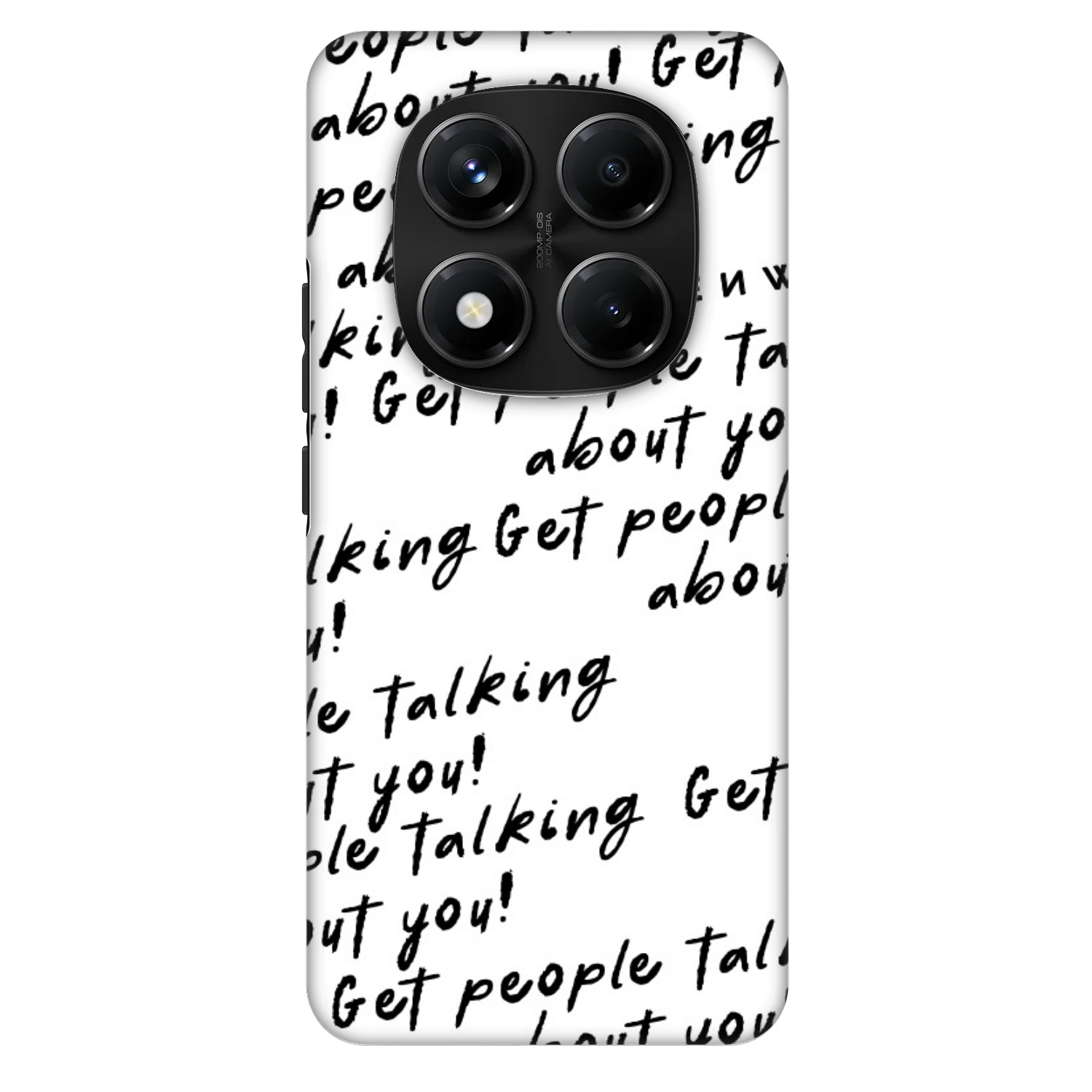 Picasee Fashion Case pentru Xiaomi Redmi Note 14 Pro+ 5G - GET PEOPLE TALK ABOUT YOU