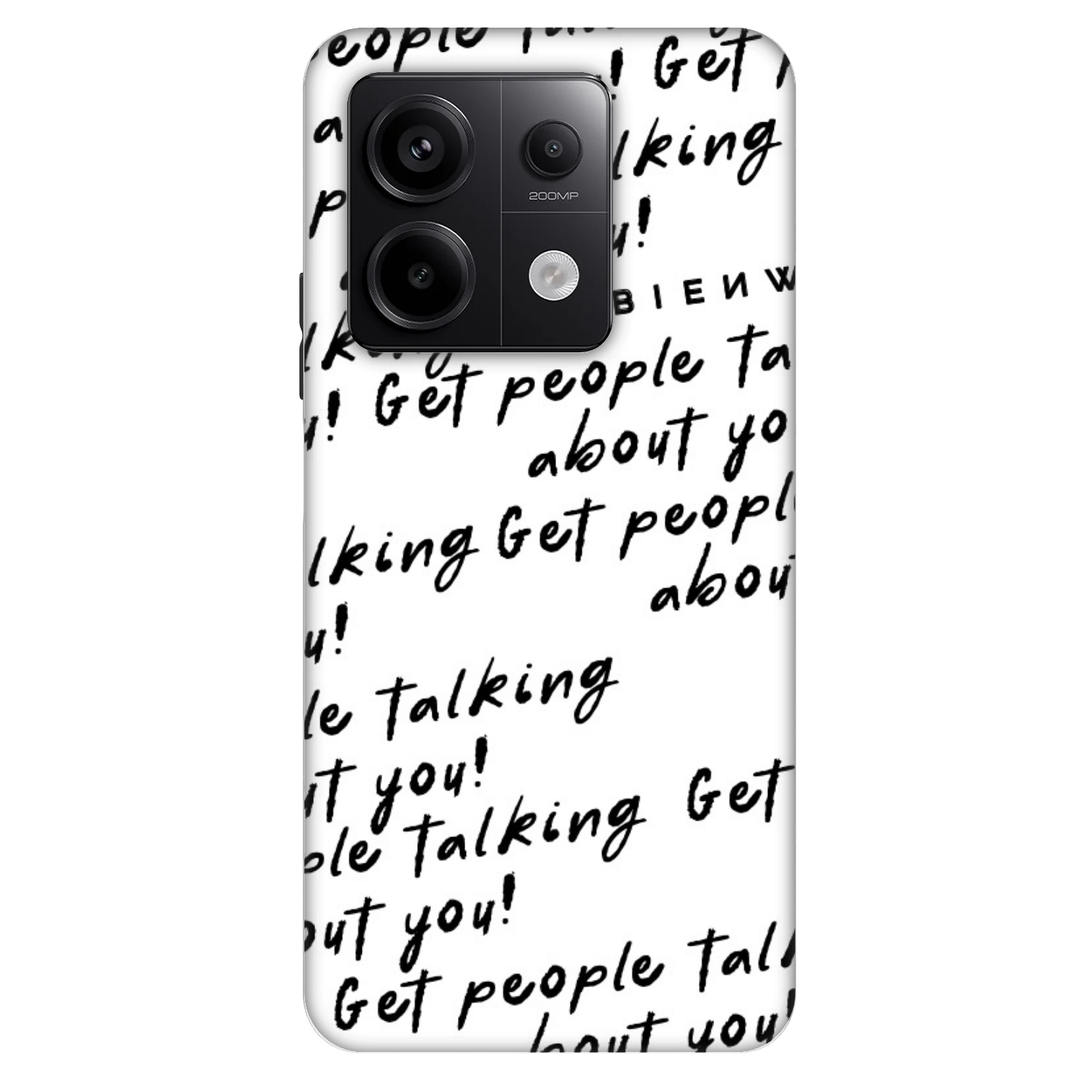 Picasee Fashion Case pentru Xiaomi Redmi Note 13 Pro 5G - GET PEOPLE TALK ABOUT YOU