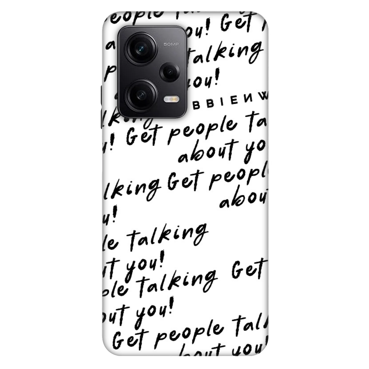 Picasee Fashion Case pentru Xiaomi Redmi Note 12 Pro 5G - GET PEOPLE TALK ABOUT YOU