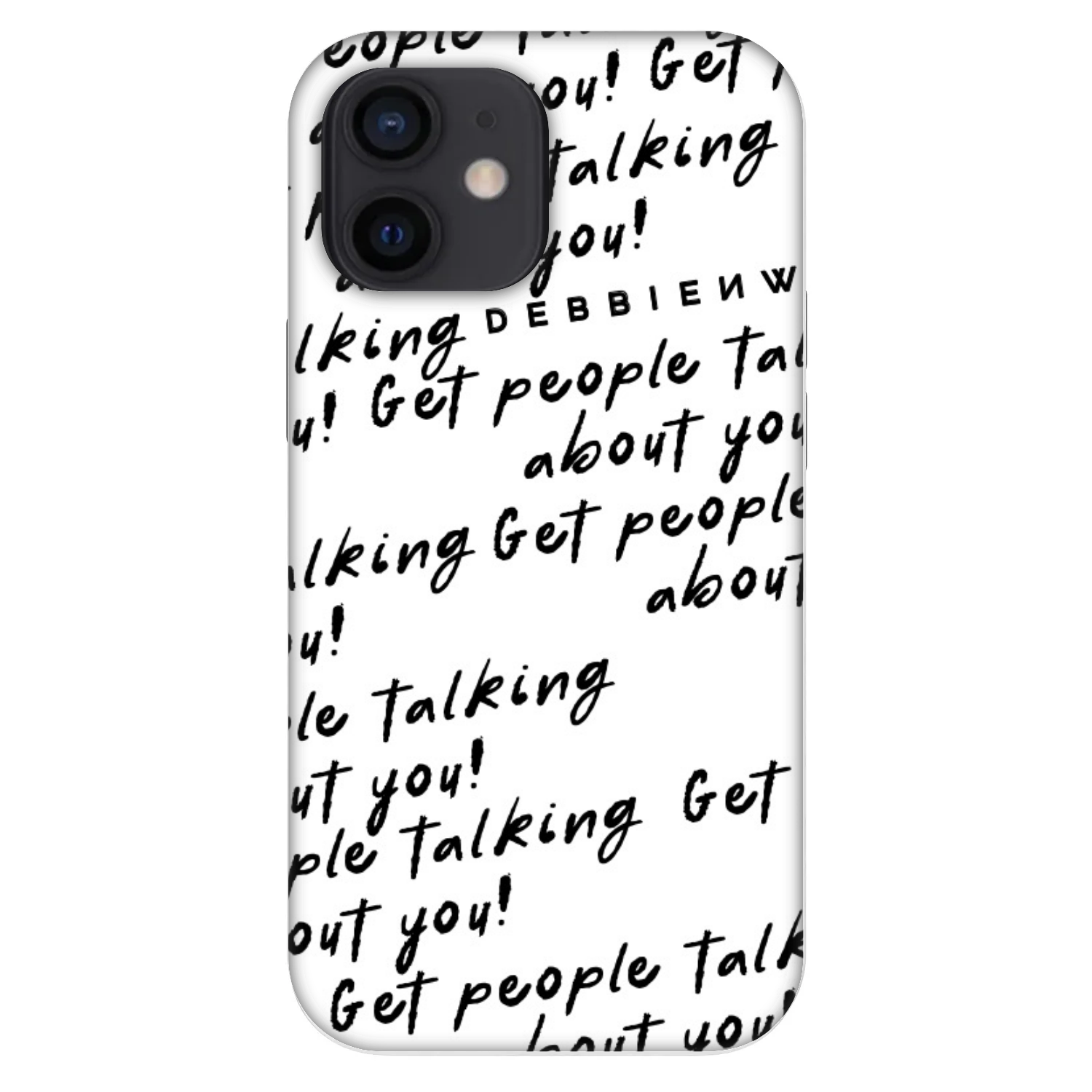 Picasee Fashion Case pentru Apple iPhone 12 mini - GET PEOPLE TALK ABOUT YOU