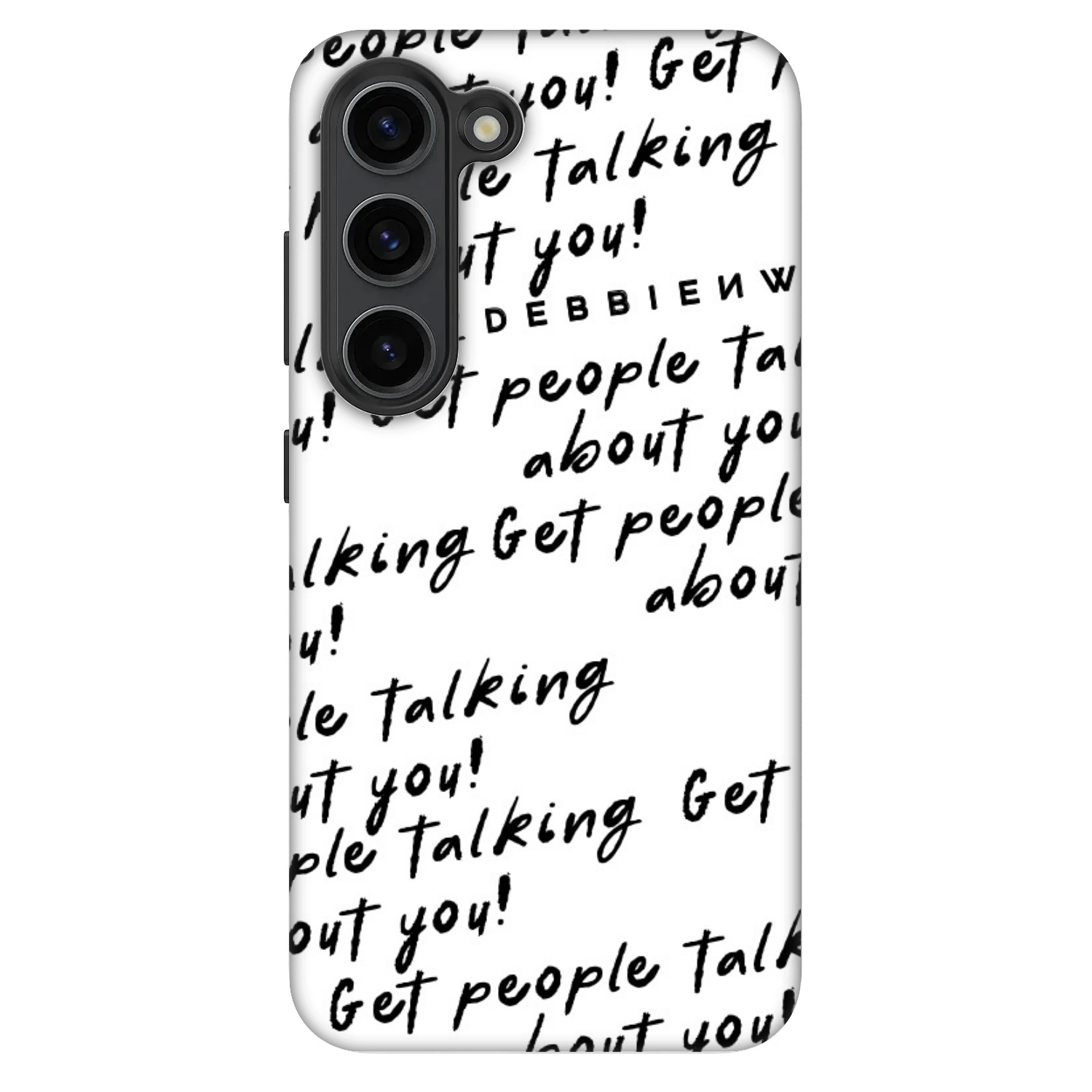 Picasee Fashion Case pentru Samsung Galaxy S23 5G - GET PEOPLE TALK ABOUT YOU