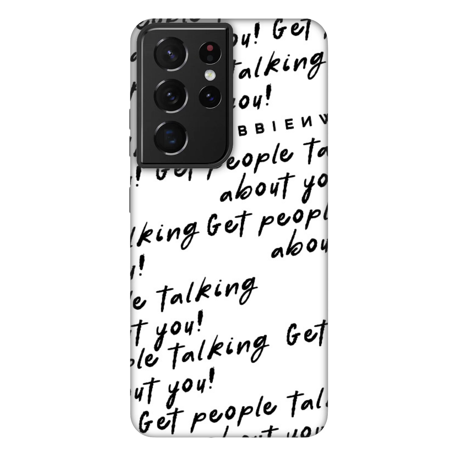Picasee Fashion Case pentru Samsung Galaxy S21 Ultra 5G G998B - GET PEOPLE TALK ABOUT YOU