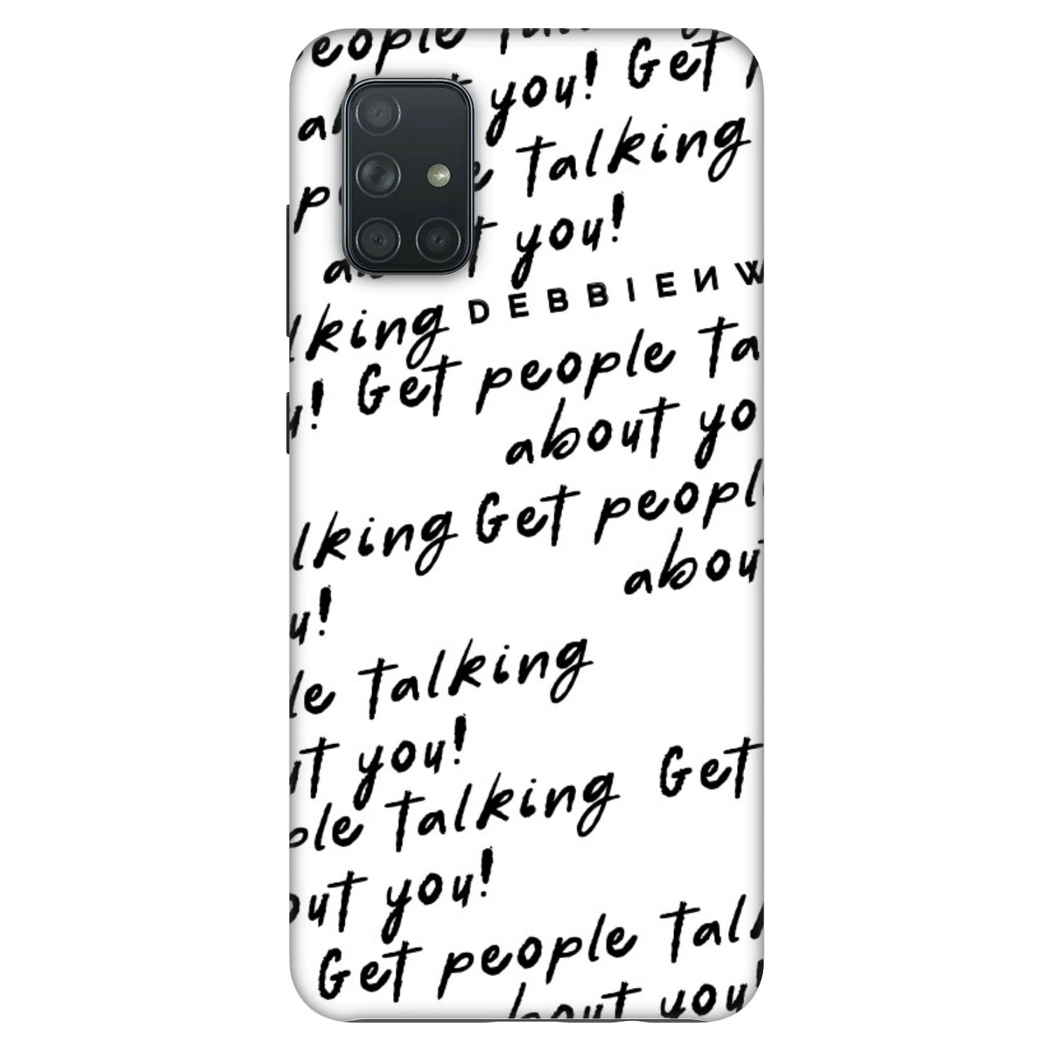 Picasee Fashion Case pentru Samsung Galaxy A71 A715F - GET PEOPLE TALK ABOUT YOU