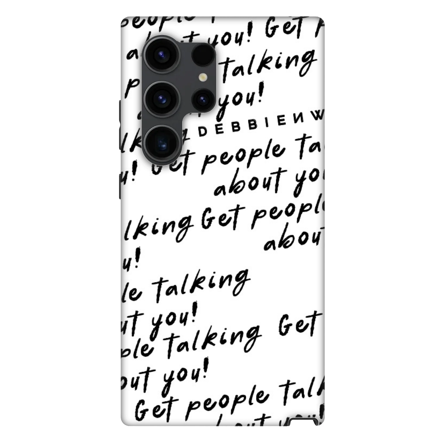 Picasee Fashion Case PowerShare pro Samsung Galaxy S24 Ultra S928B 5G - GET PEOPLE TALK ABOUT YOU