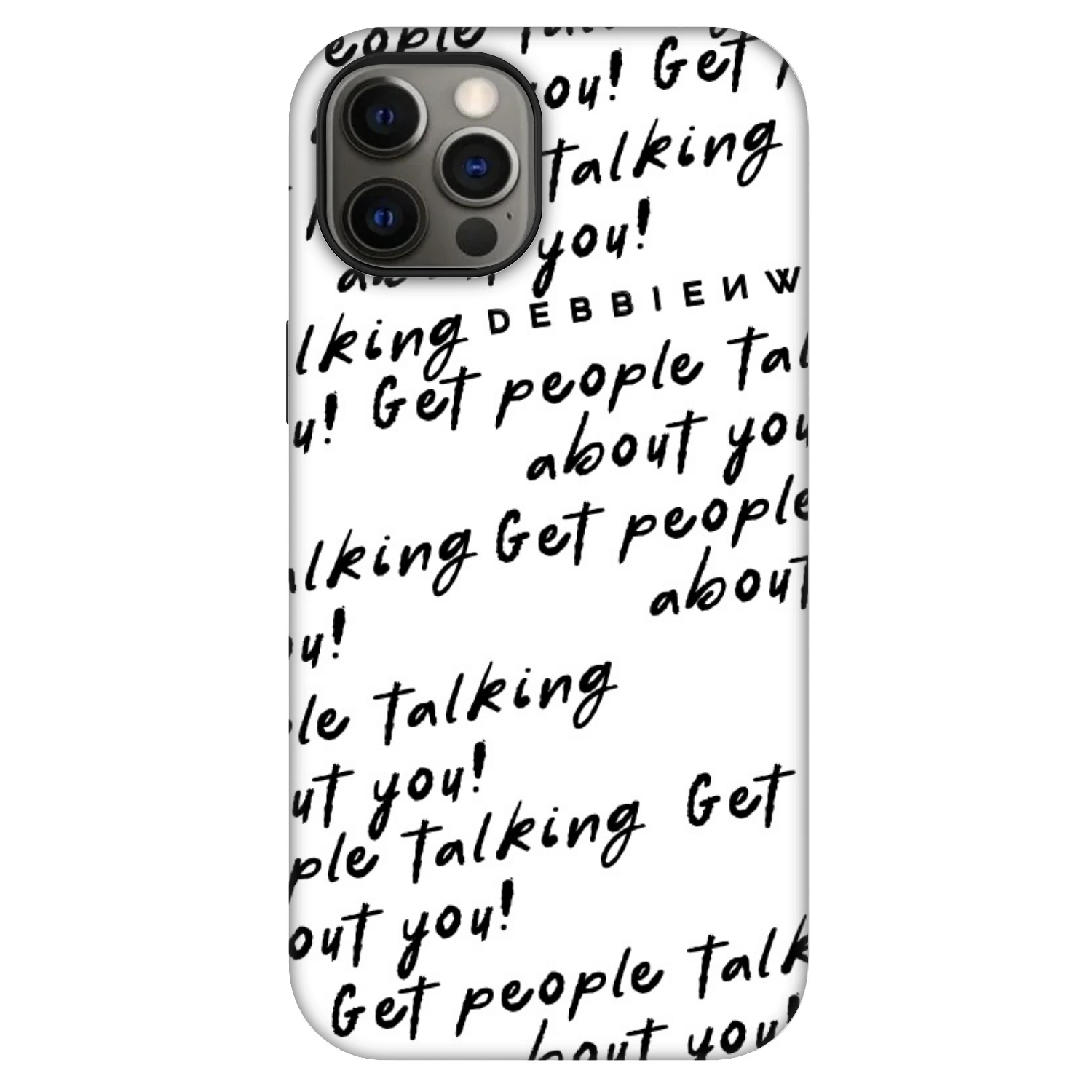 Picasee Fashion Case MagSafe pentru Apple iPhone 12 - GET PEOPLE TALK ABOUT YOU