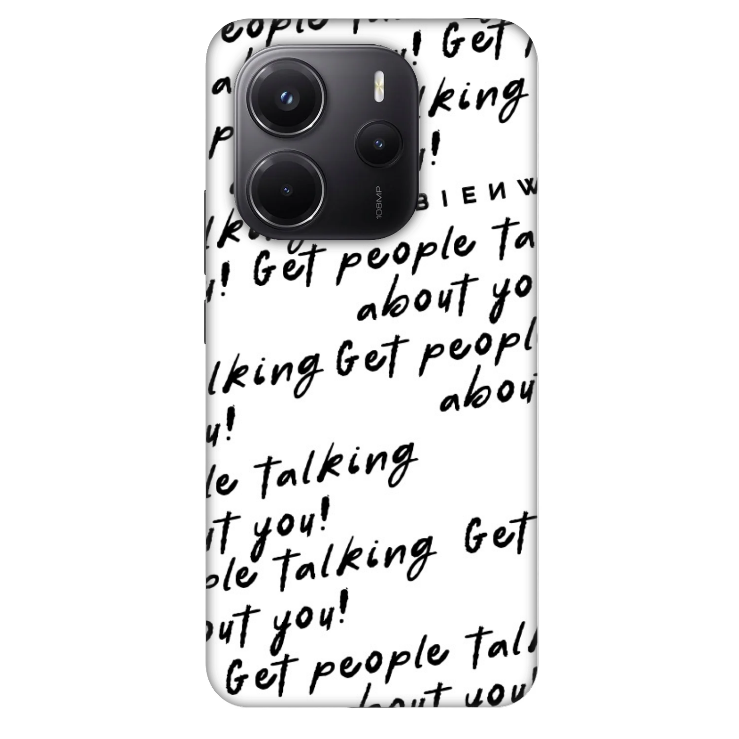 Picasee Fashion Case pentru Xiaomi Redmi Note 14 4G - GET PEOPLE TALK ABOUT YOU