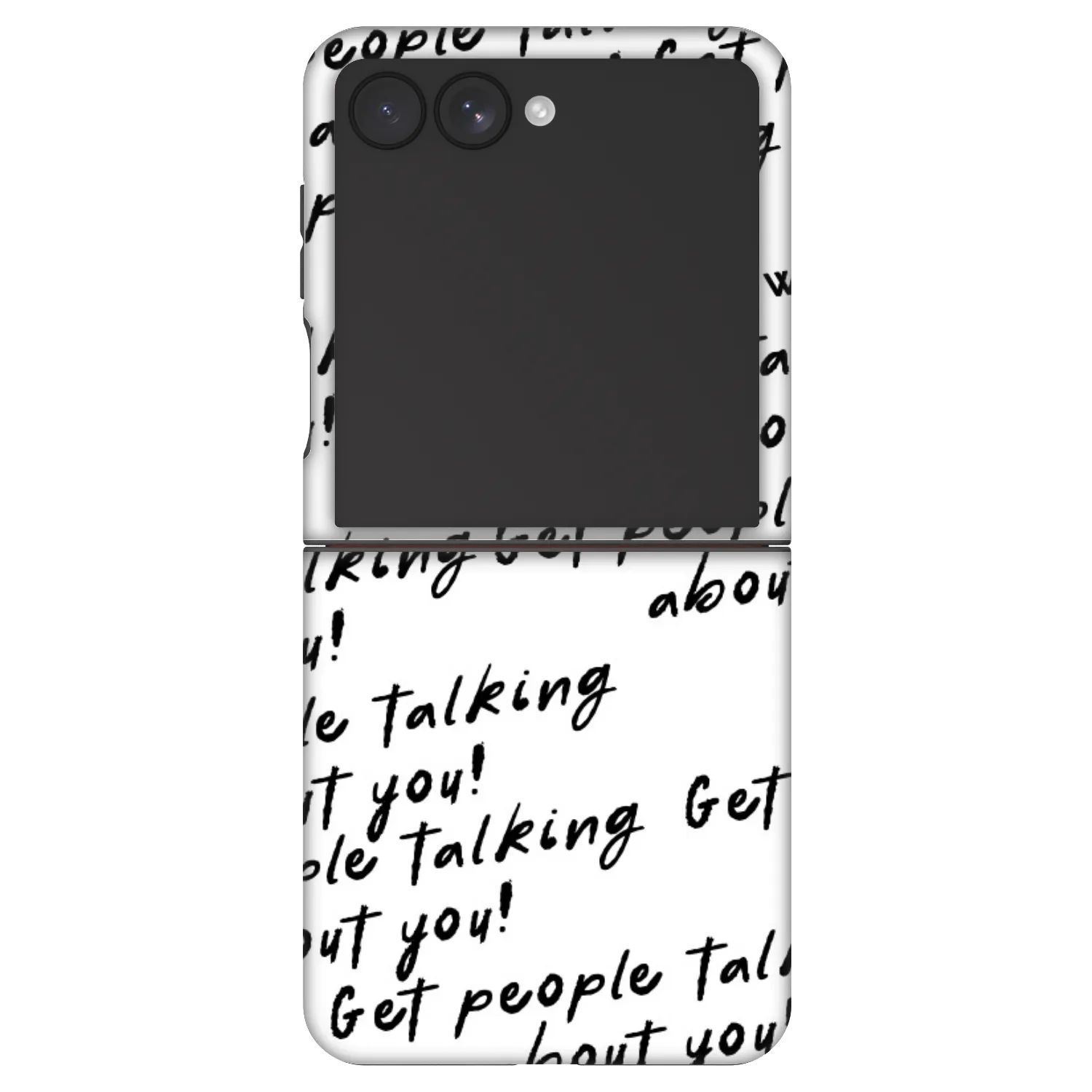 Picasee Fashion Case pentru Samsung Galaxy Z Flip7 5G - GET PEOPLE TALK ABOUT YOU
