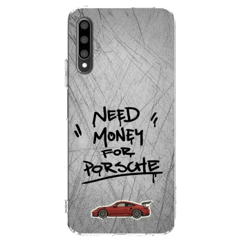 Picasee husă transparentă din silicon pentru Honor 9X Pro - Grey Drift