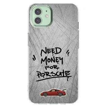 Picasee husă transparentă din silicon pentru Apple iPhone 12 Pro - Grey Drift