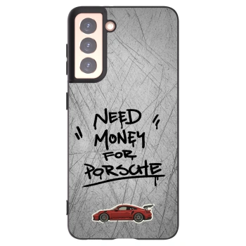 Picasee husă neagră din silicon pentru Samsung Galaxy S21 5G G991B - Grey Drift