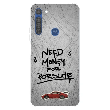 Husă pentru Motorola Moto G8 - Grey Drift