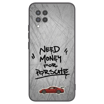 Picasee husă neagră din silicon pentru Samsung Galaxy A42 A426B - Grey Drift