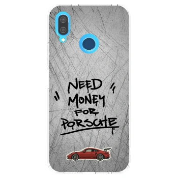 Picasee husă transparentă din silicon pentru Huawei P20 Lite - Grey Drift