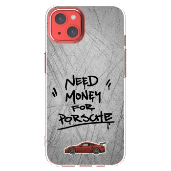 Picasee husă transparentă din silicon pentru Apple iPhone 13 - Grey Drift